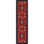 Image of an area rug, Old Crow - Red