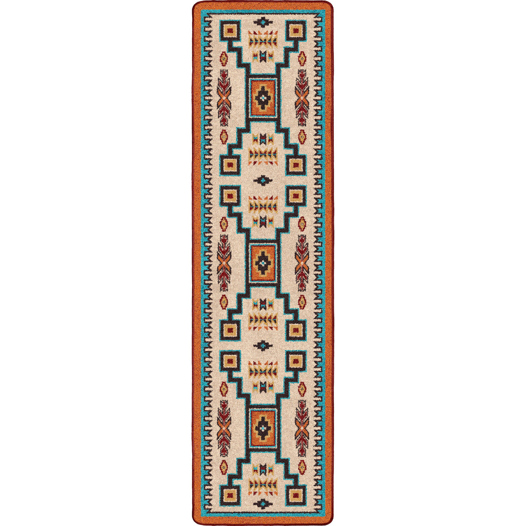 Image of an area rug, Old Crow - Rust