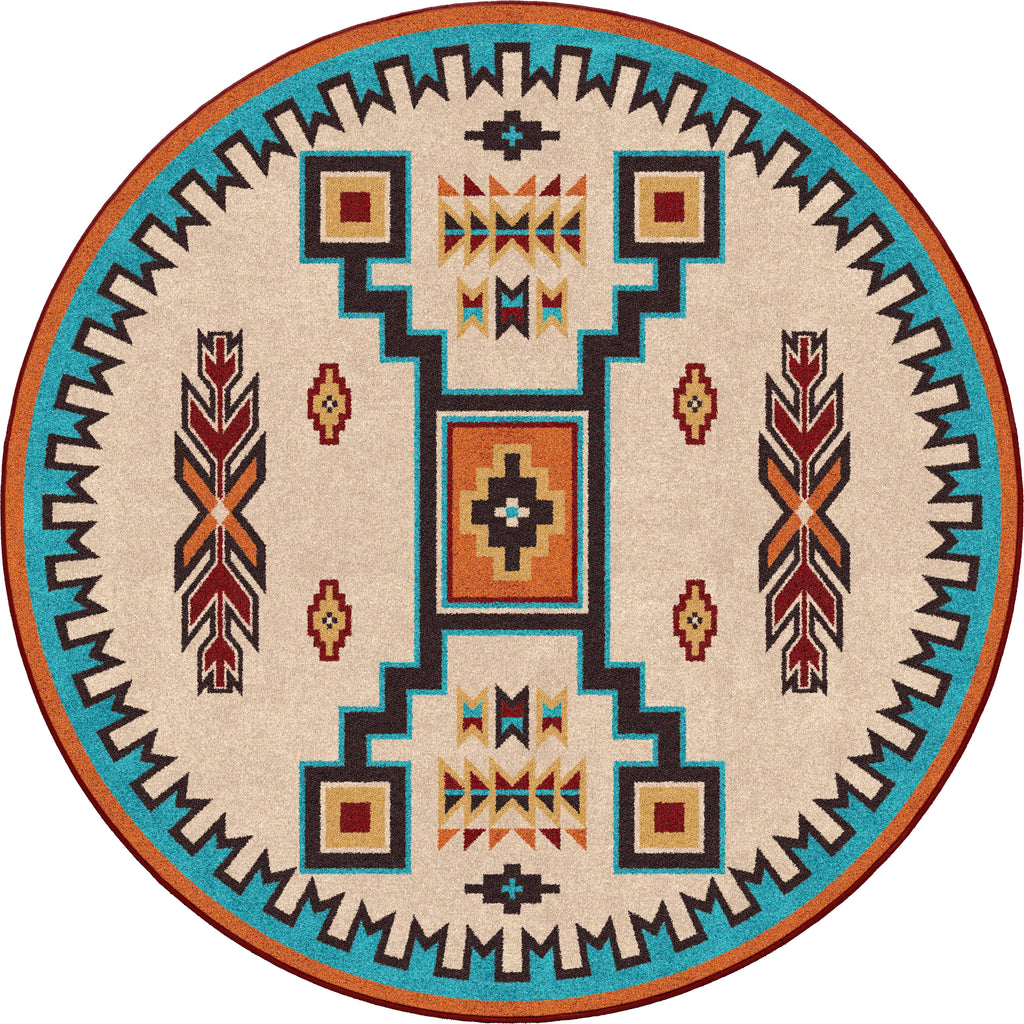 Image of an area rug, Old Crow - Rust