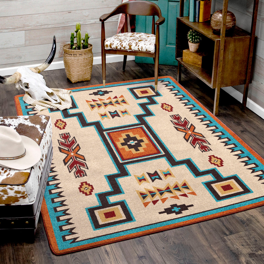 Image of an area rug, Old Crow - Rust