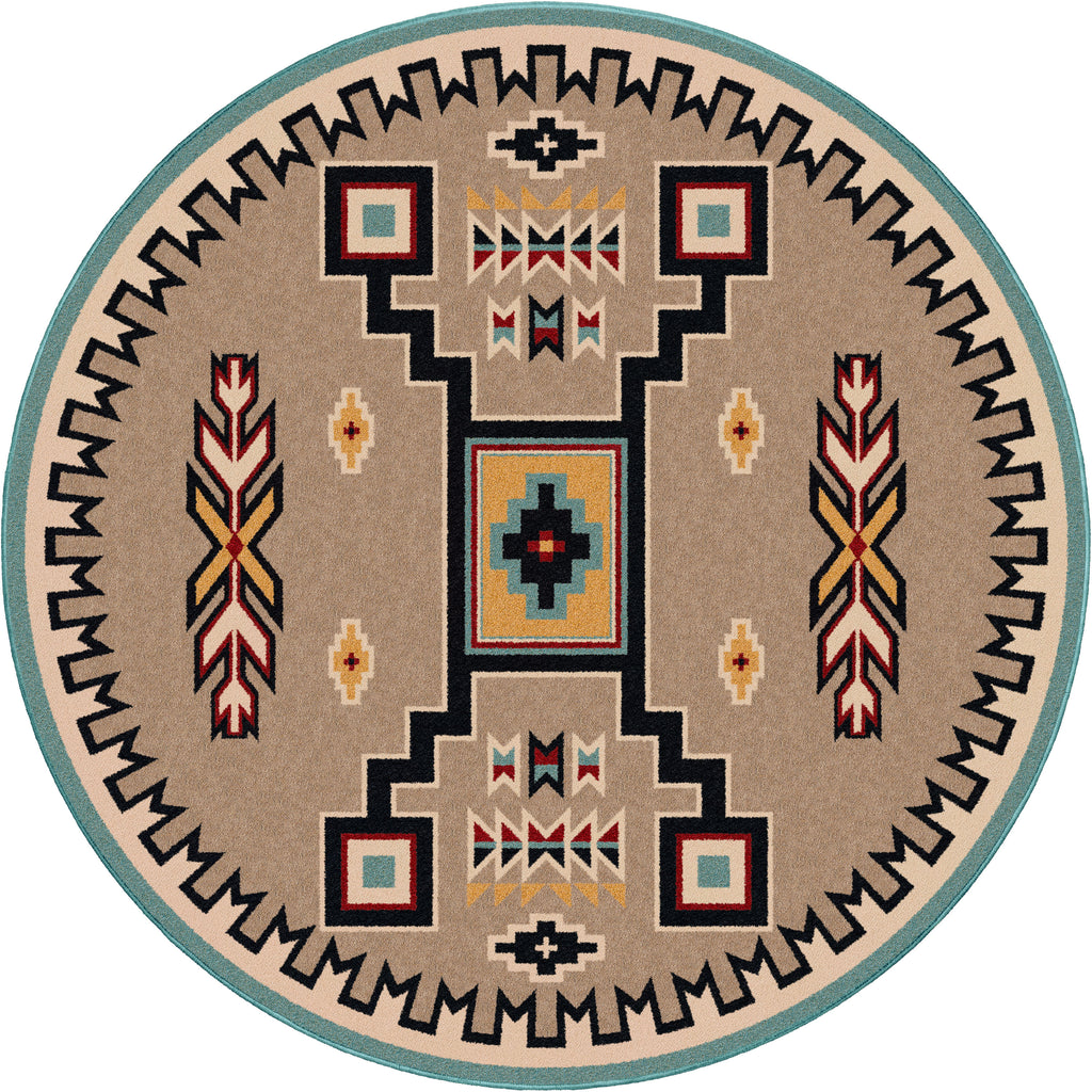 Image of an area rug, Old Crow - Suede Turquoise