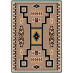 Image of an area rug, Old Crow - Suede Turquoise