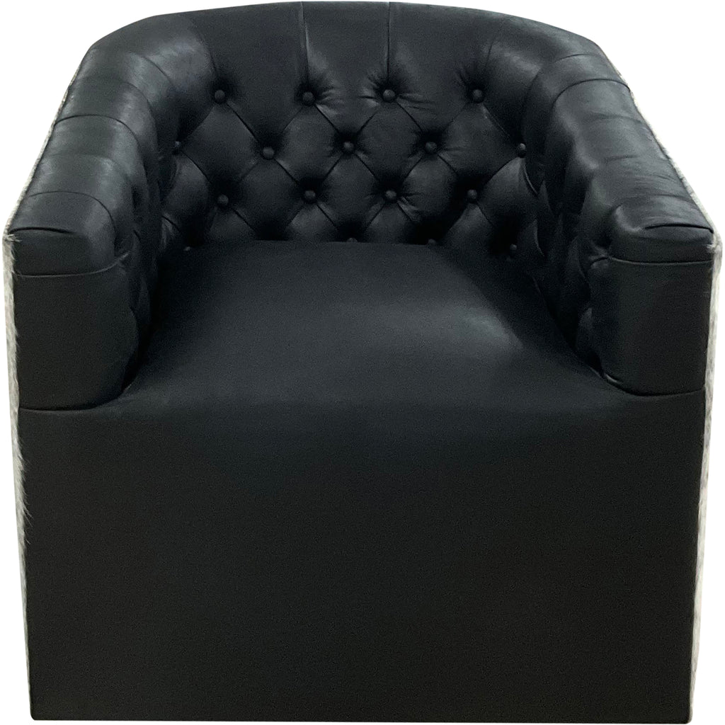 Onyx Tufted Swivel Chair