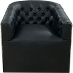 Onyx Tufted Swivel Chair