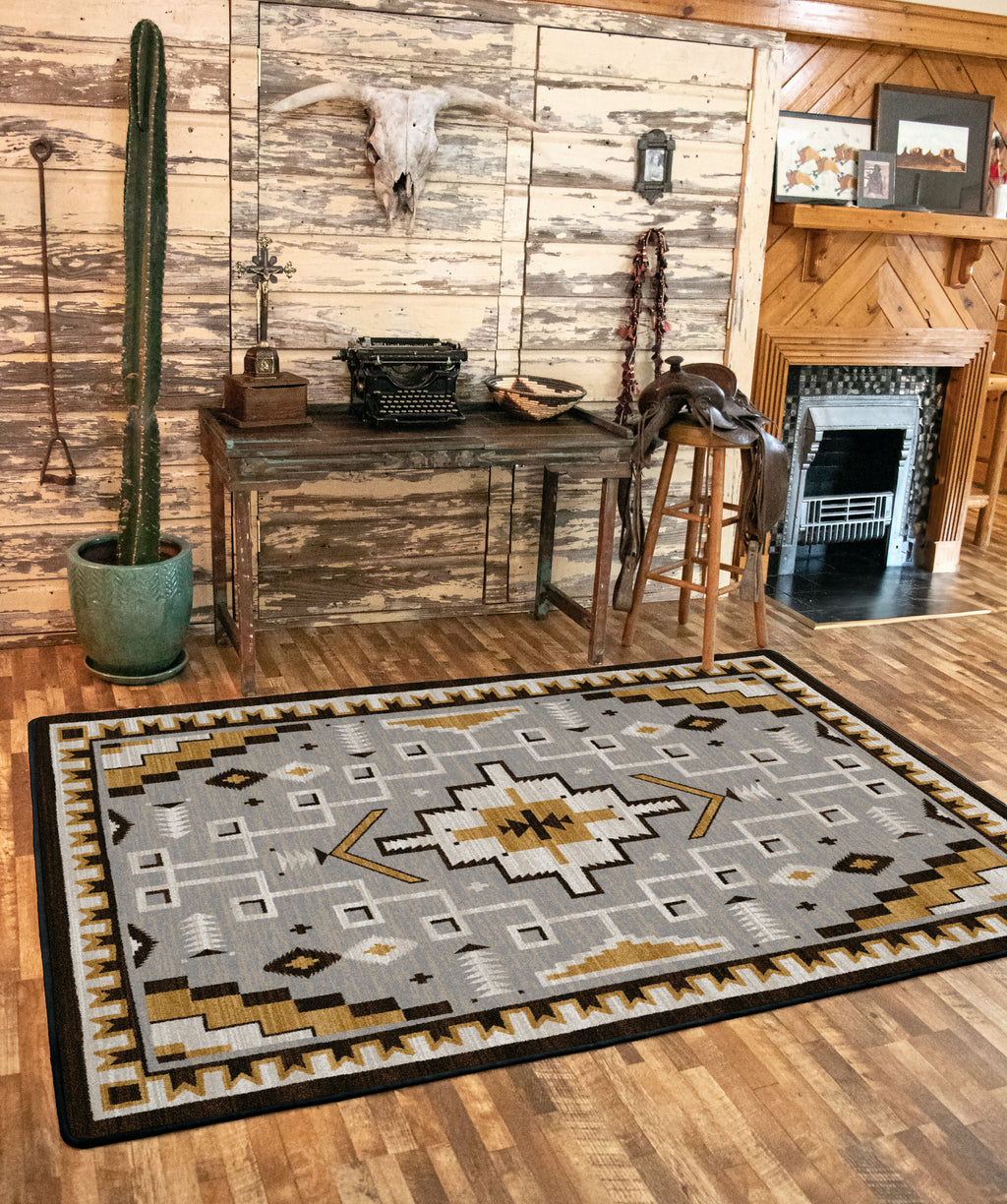 Image of an area rug, Overshadow - Natural Grays