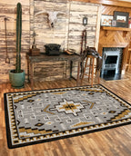 Image of an area rug, Overshadow - Natural Grays