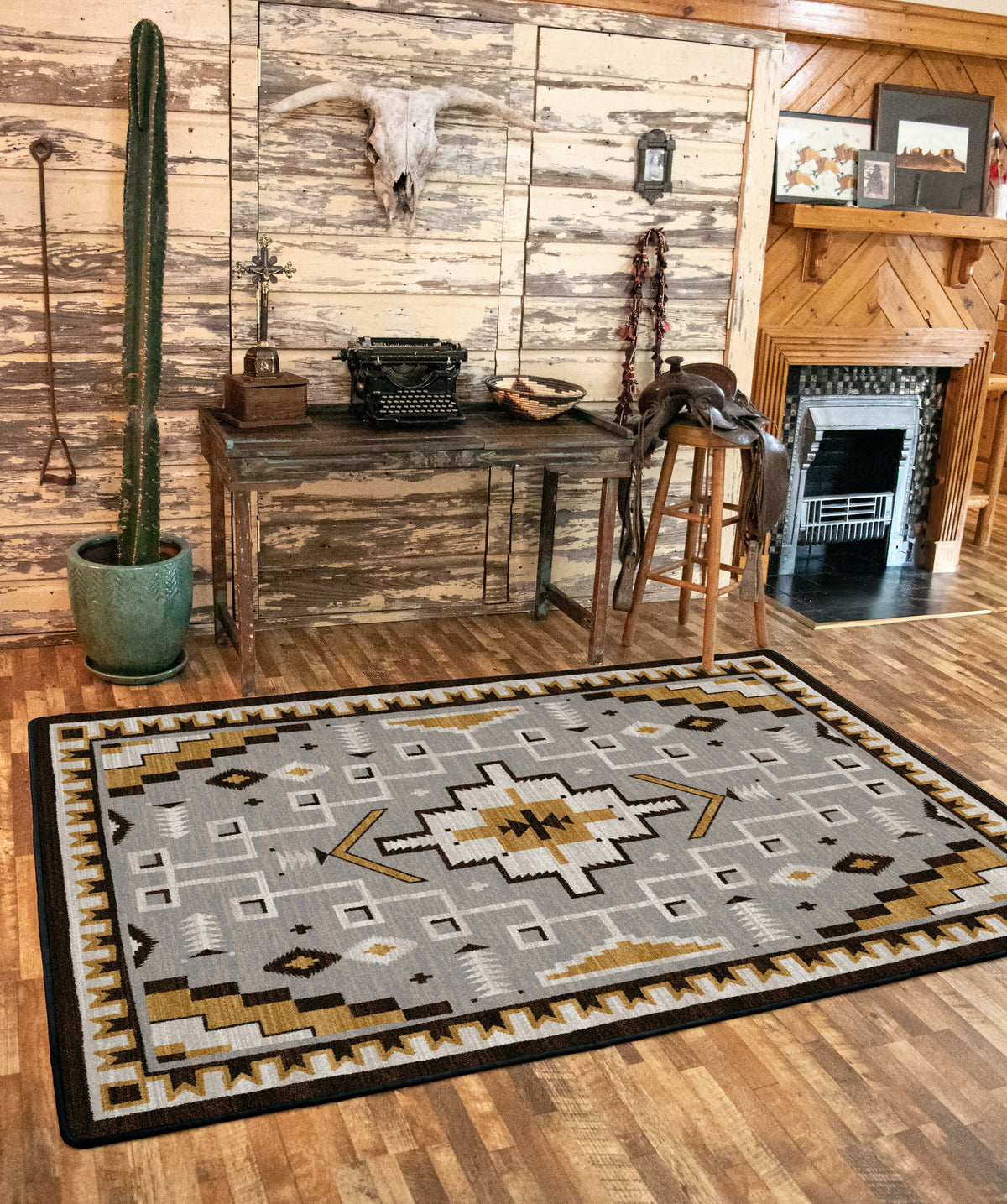 Image of an area rug, Overshadow - Natural Grays