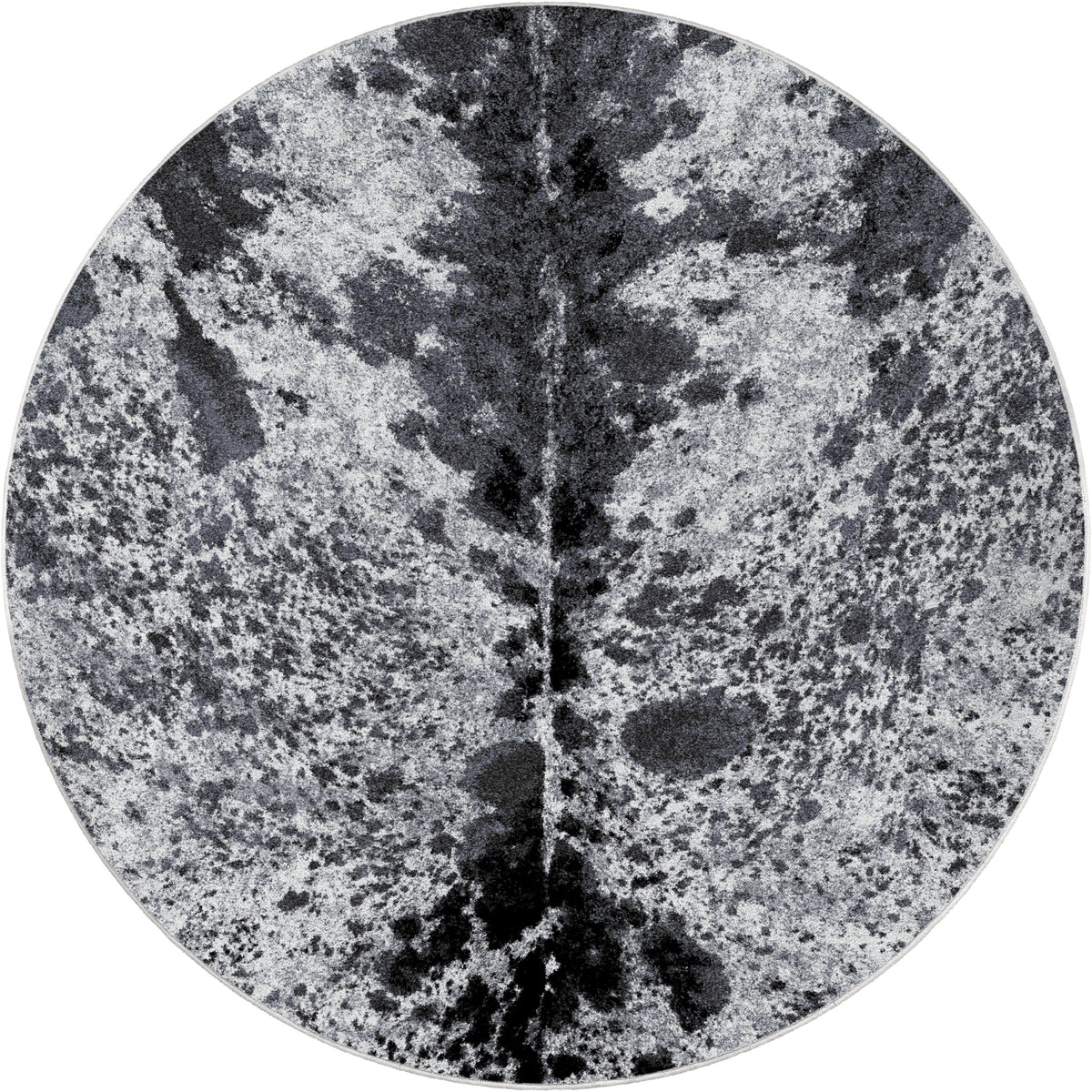 Image of an area rug, Pioneer Longhorn - Black And White