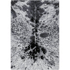 Image of an area rug, Pioneer Longhorn - Black And White