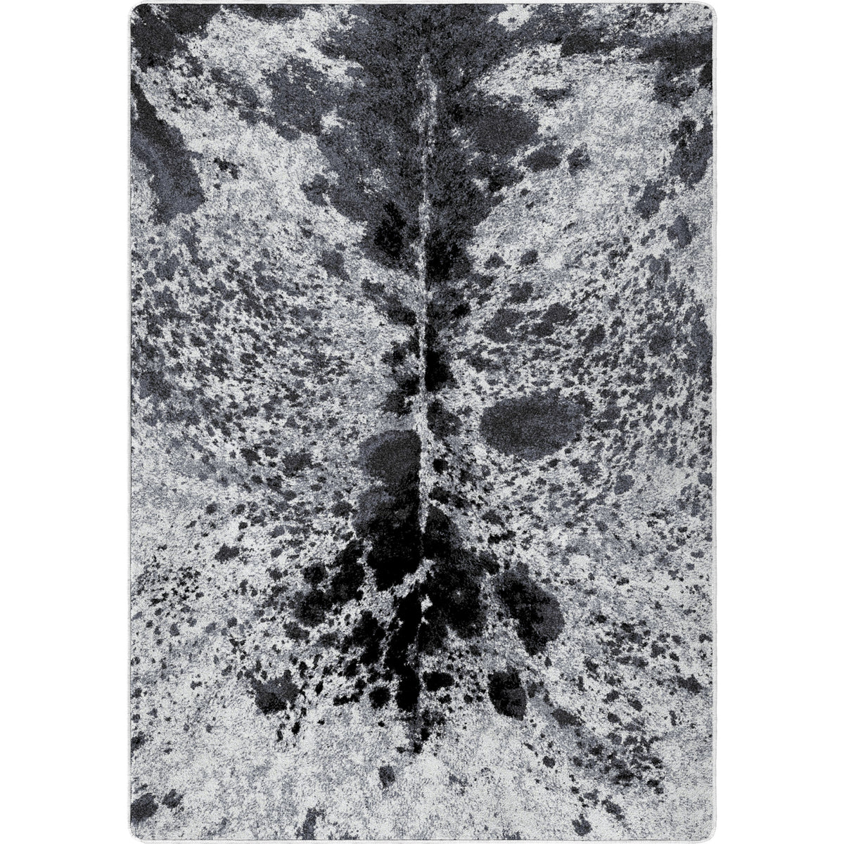 Image of an area rug, Pioneer Longhorn - Black And White
