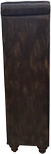 Load image into Gallery viewer, Chesterfield Classic Tufted Western Hand Rubbed Tobacco Leather Winged Headboard