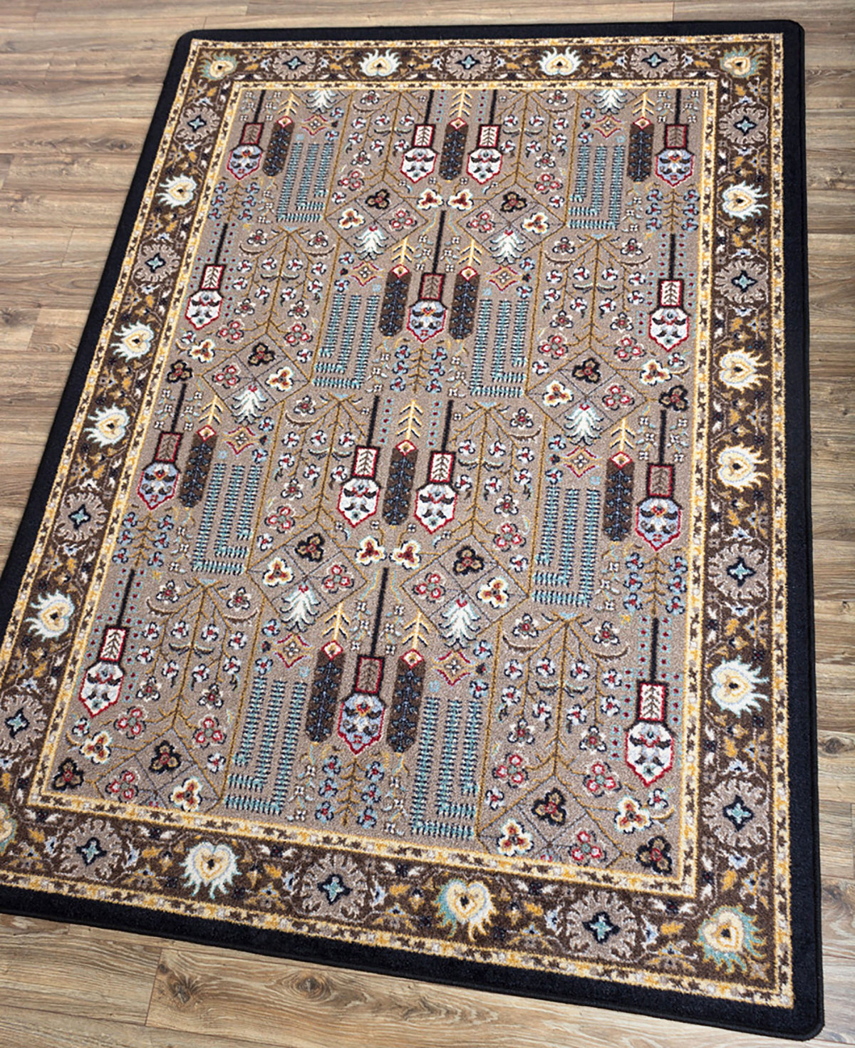 Image of an area rug, Passage - Turquoise