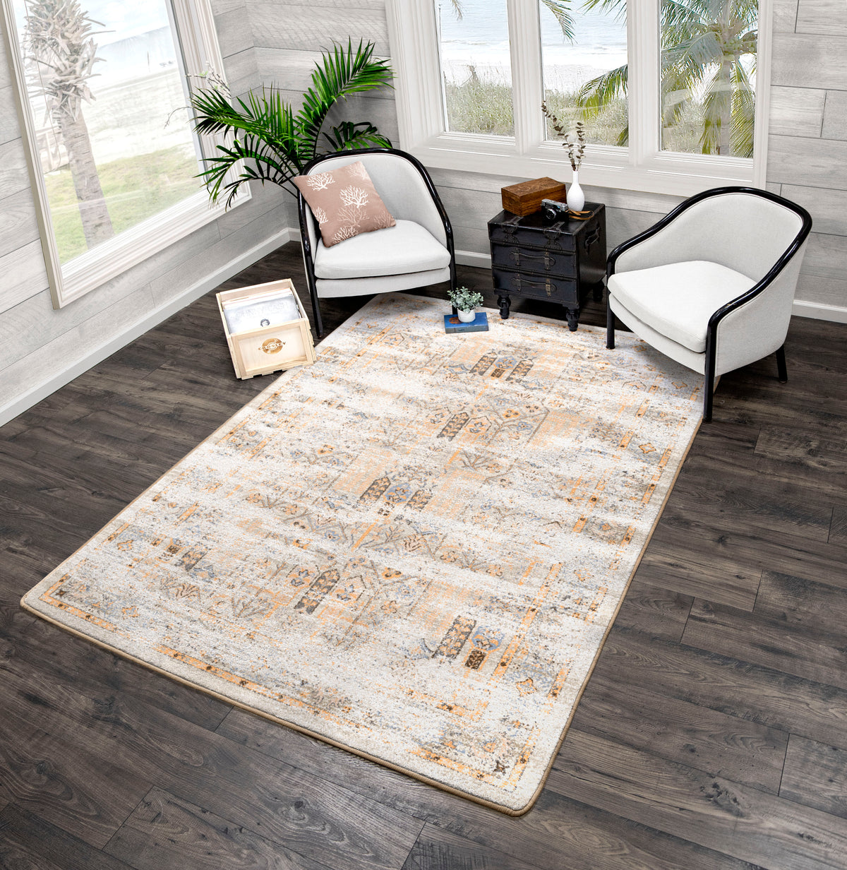 Image of an area rug, Passage - Apricot