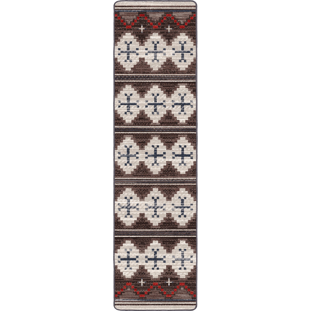 Image of an area rug, Pathways - Dusty Brown