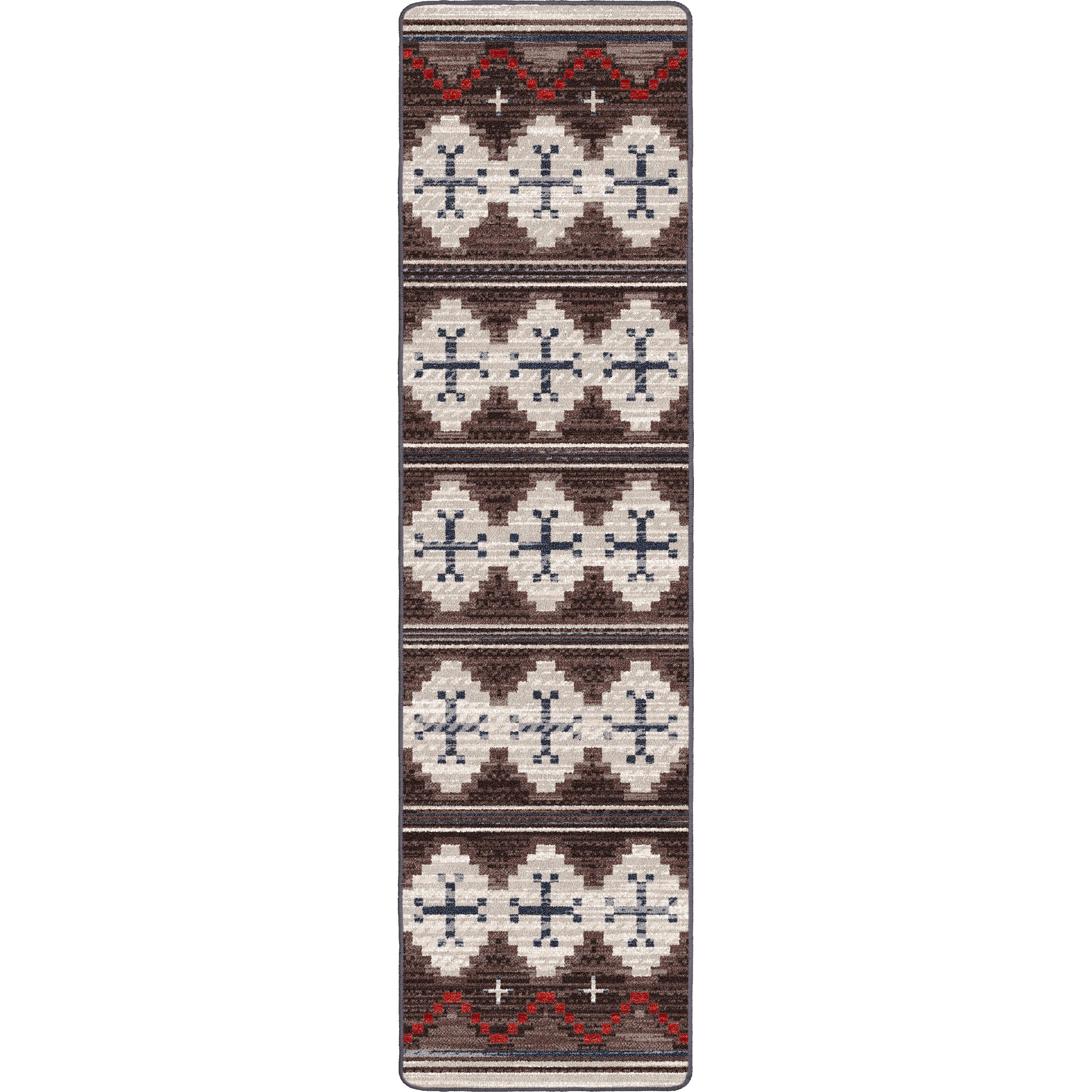Image of an area rug, Pathways - Dusty Brown