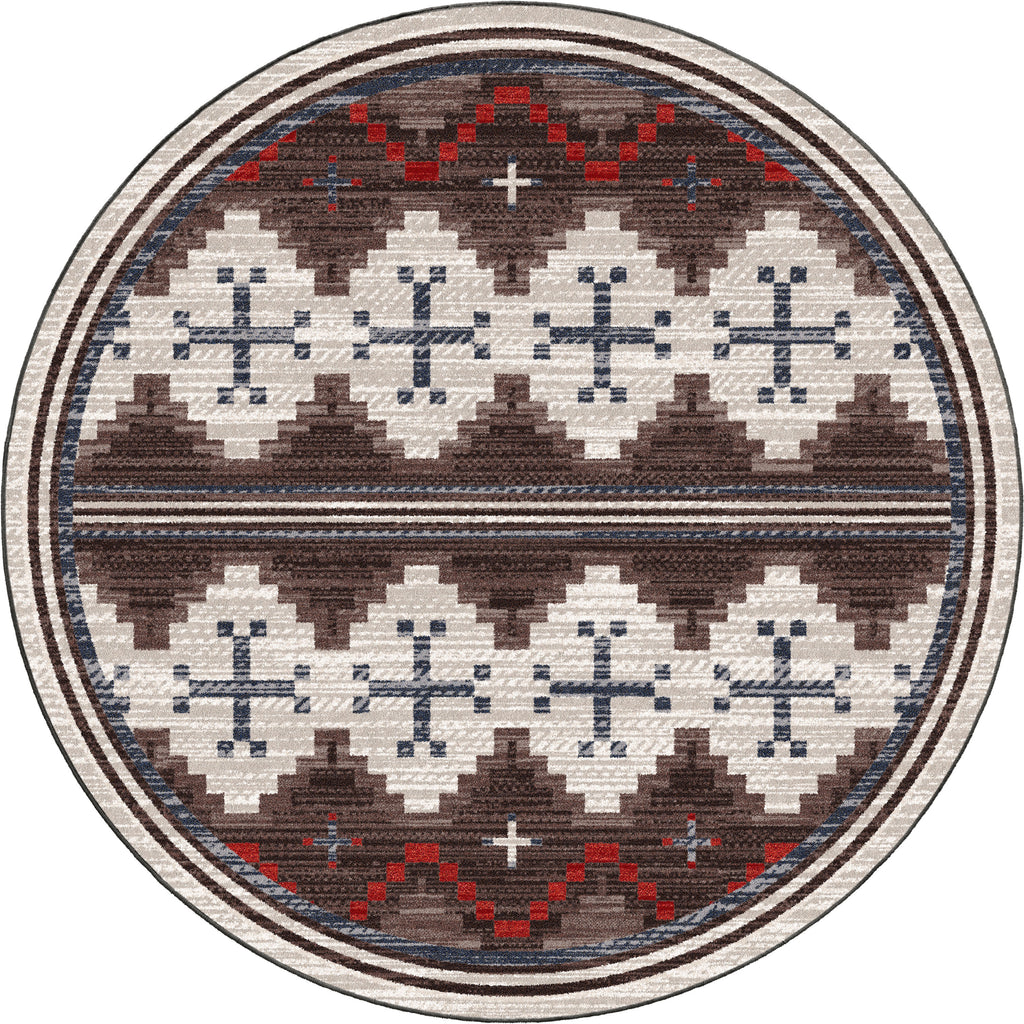 Image of an area rug, Pathways - Dusty Brown