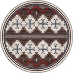 Image of an area rug, Pathways - Dusty Brown