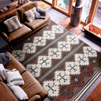Image of an area rug, Pathways - Dusty Brown