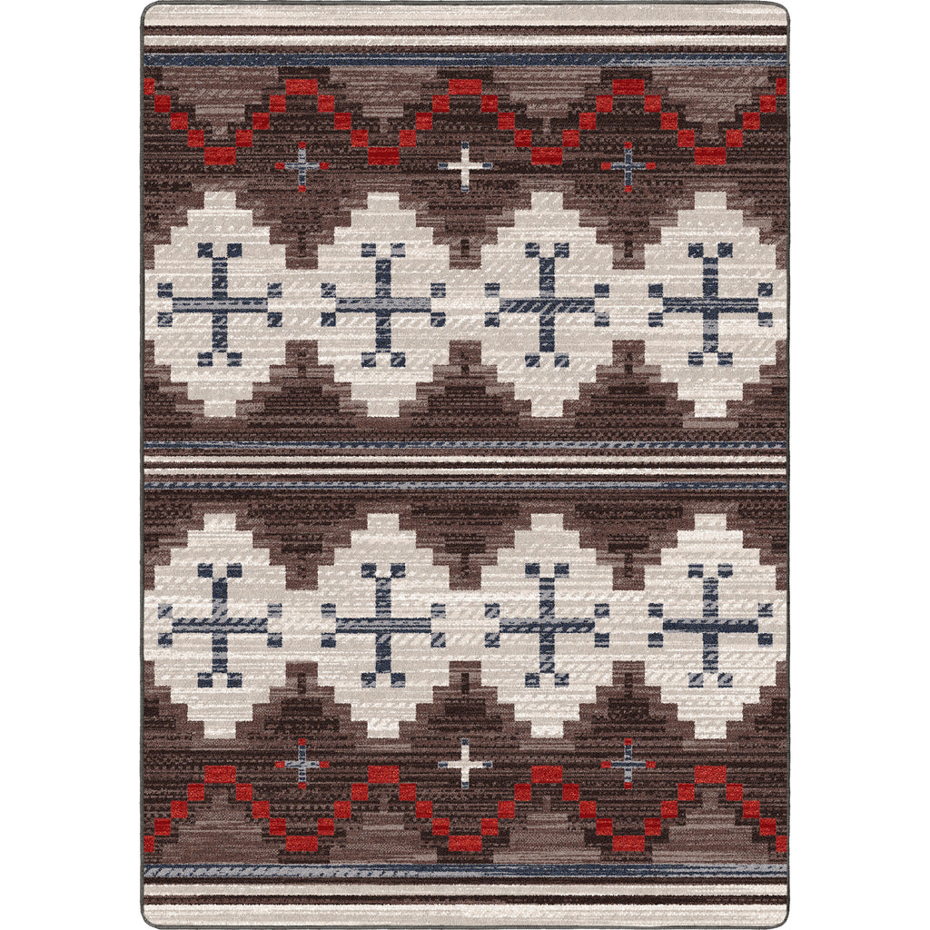Image of an area rug, Pathways - Dusty Brown