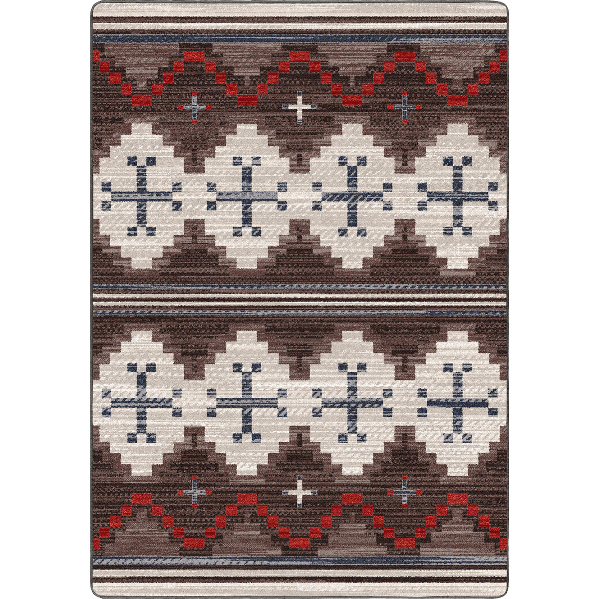 Image of an area rug, Pathways - Dusty Brown