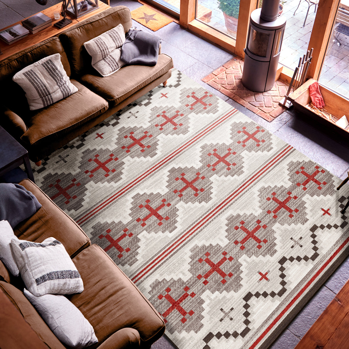 Image of an area rug, Pathways - Natural