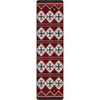 Image of an area rug, Pathways - Red