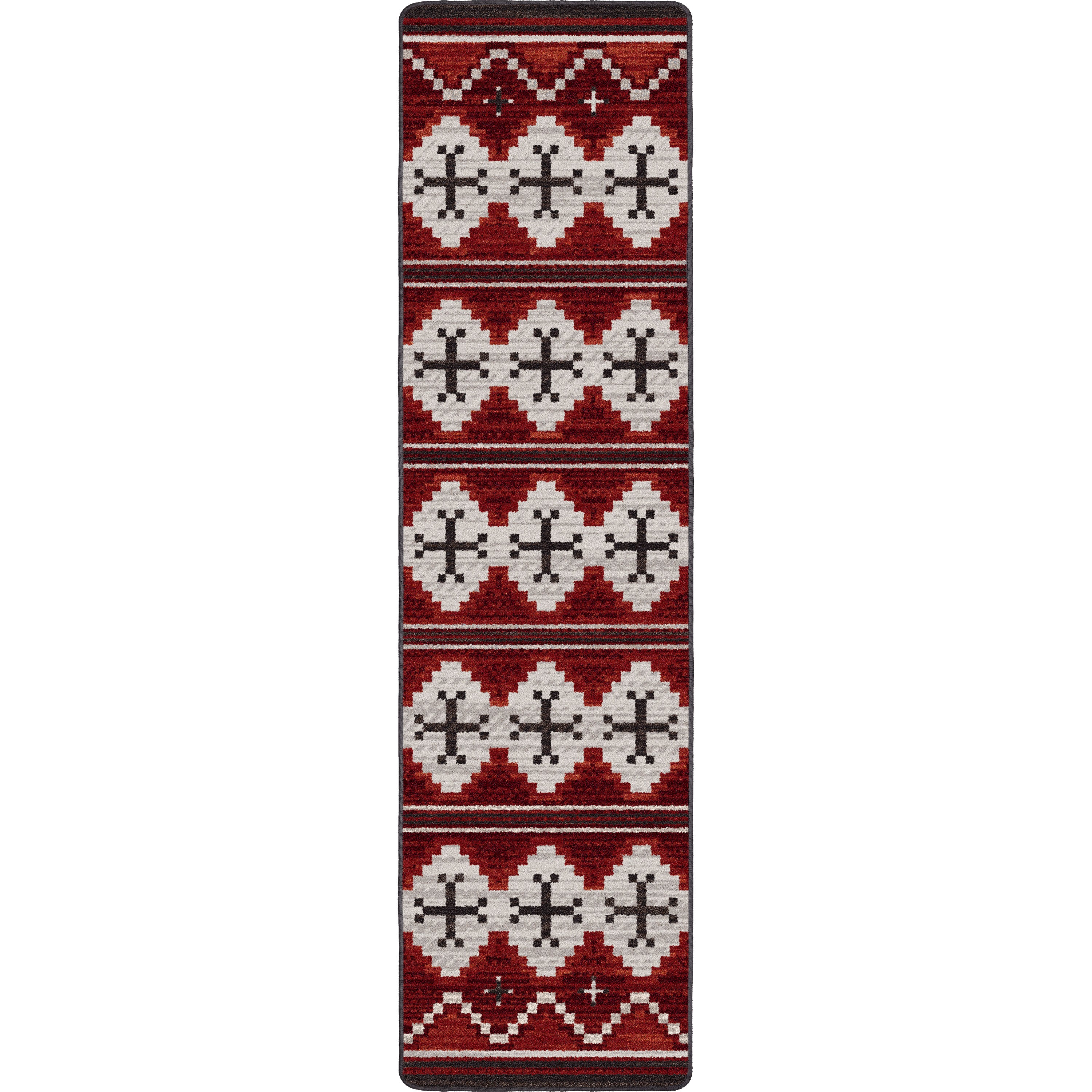 Image of an area rug, Pathways - Red