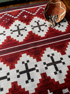Image of an area rug, Pathways - Red