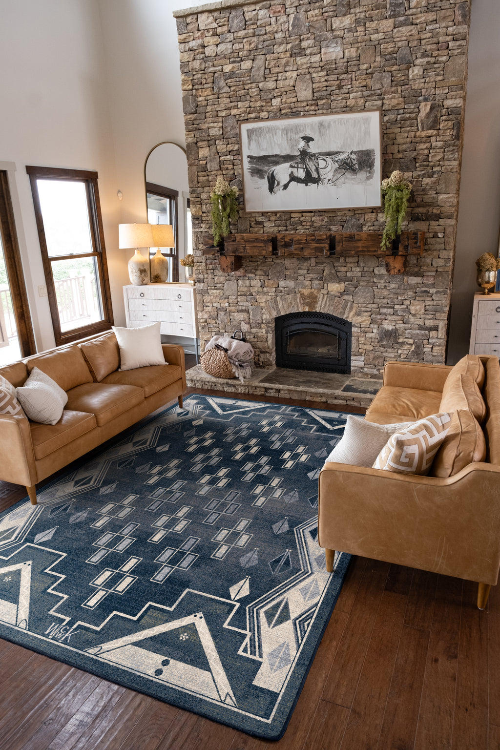 Image of an area rug, Will K Peak To Peak - Storm