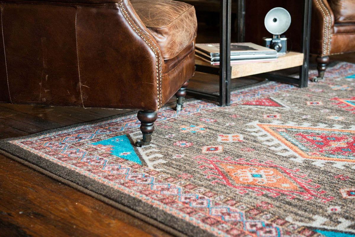 Image of an area rug, Persian Southwest - Brown