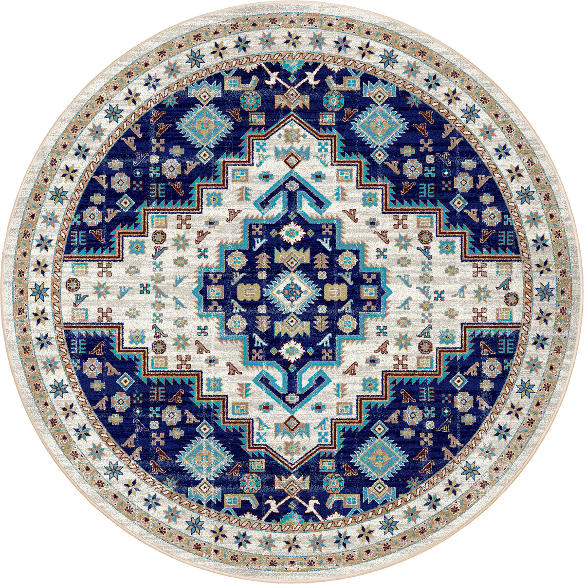 Image of an area rug, Persian Version - Dusk Blue