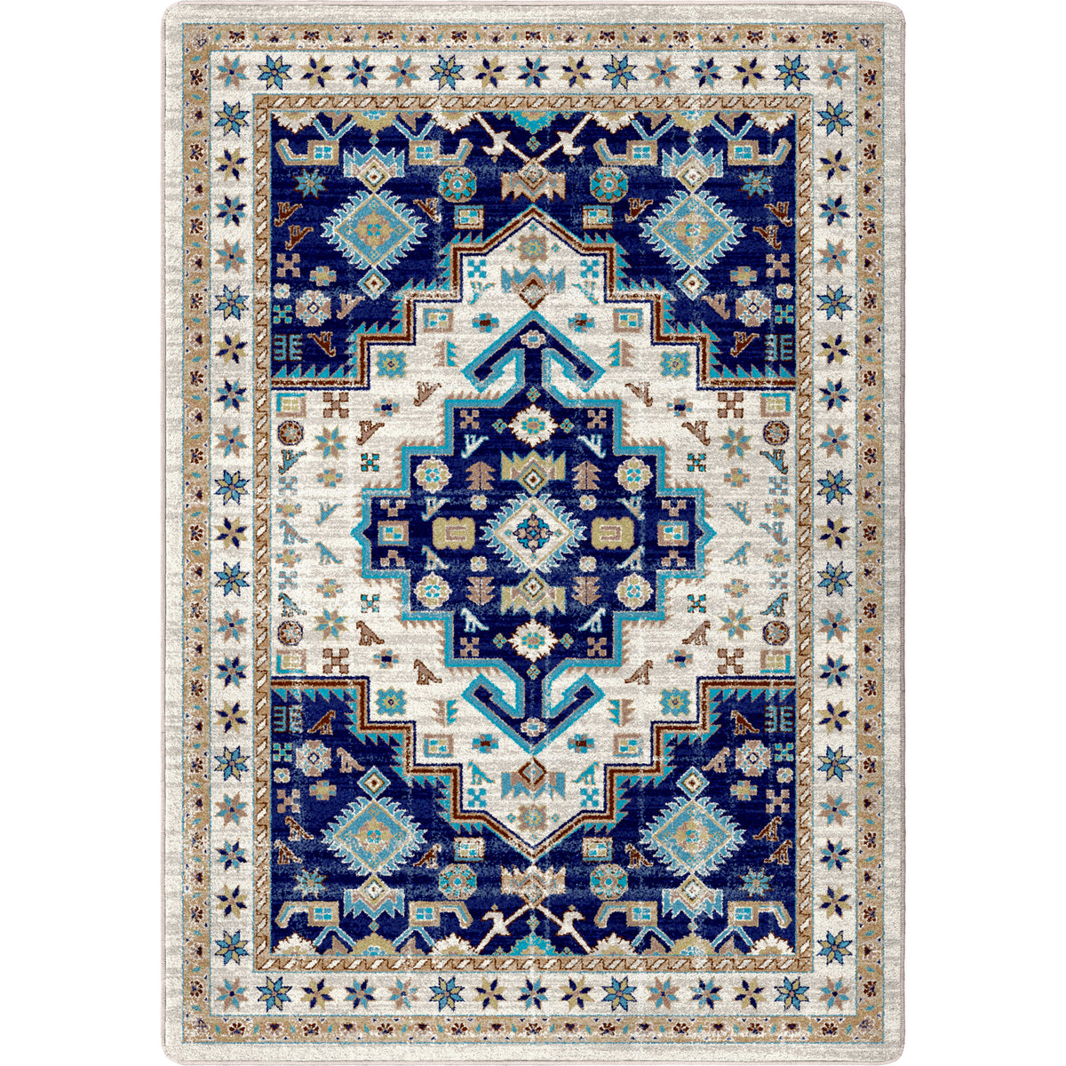 Image of an area rug, Persian Version - Dusk Blue