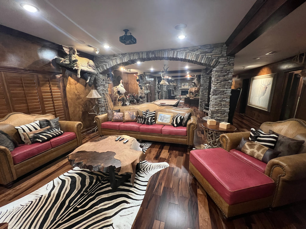 Botswana Ostrich Sofa