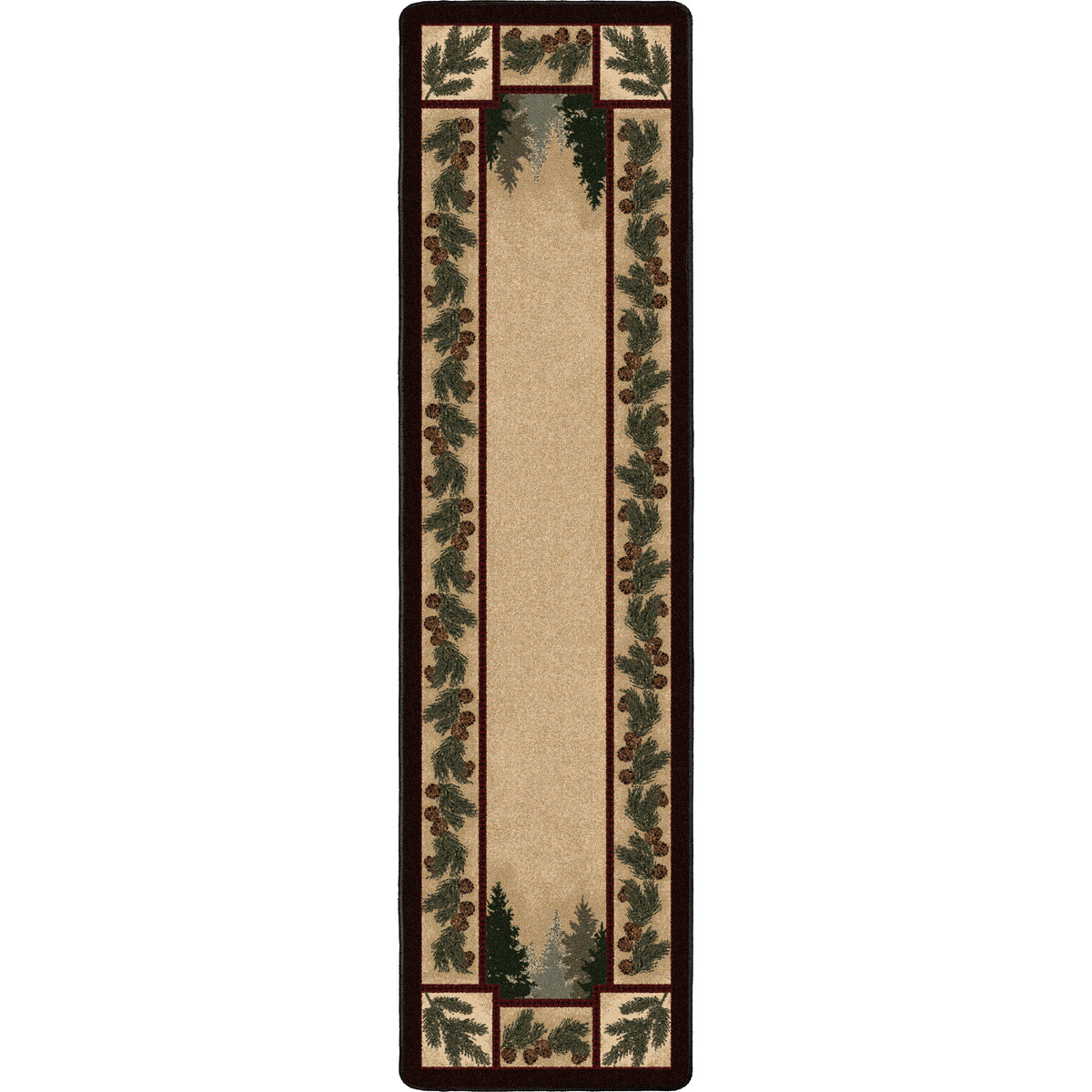 Image of an area rug, Pine Forest - Maize