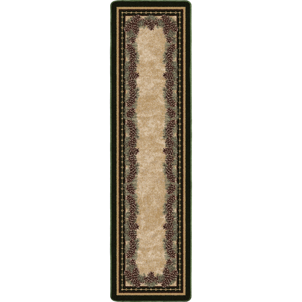 Image of an area rug, Pine Mountain - Green