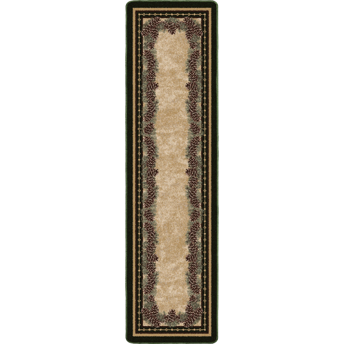 Image of an area rug, Pine Mountain - Green