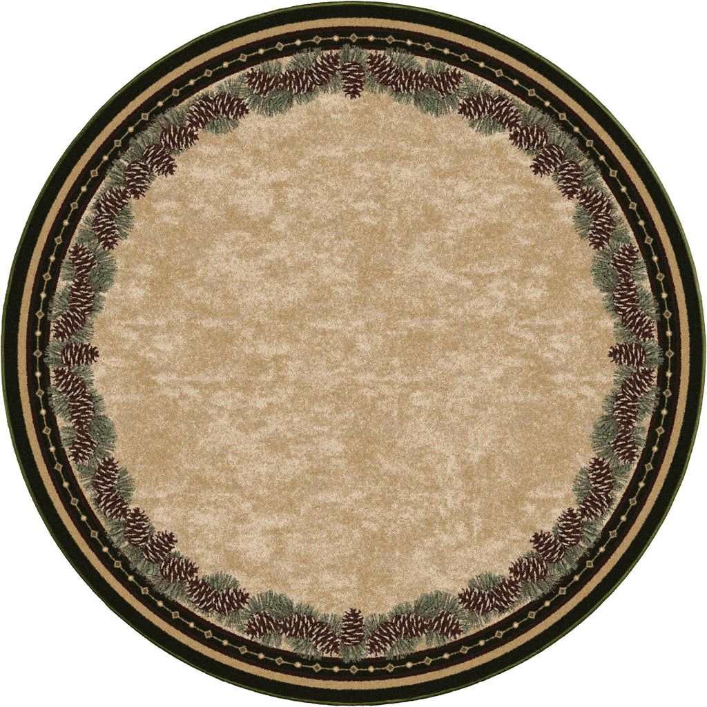Image of an area rug, Pine Mountain - Green