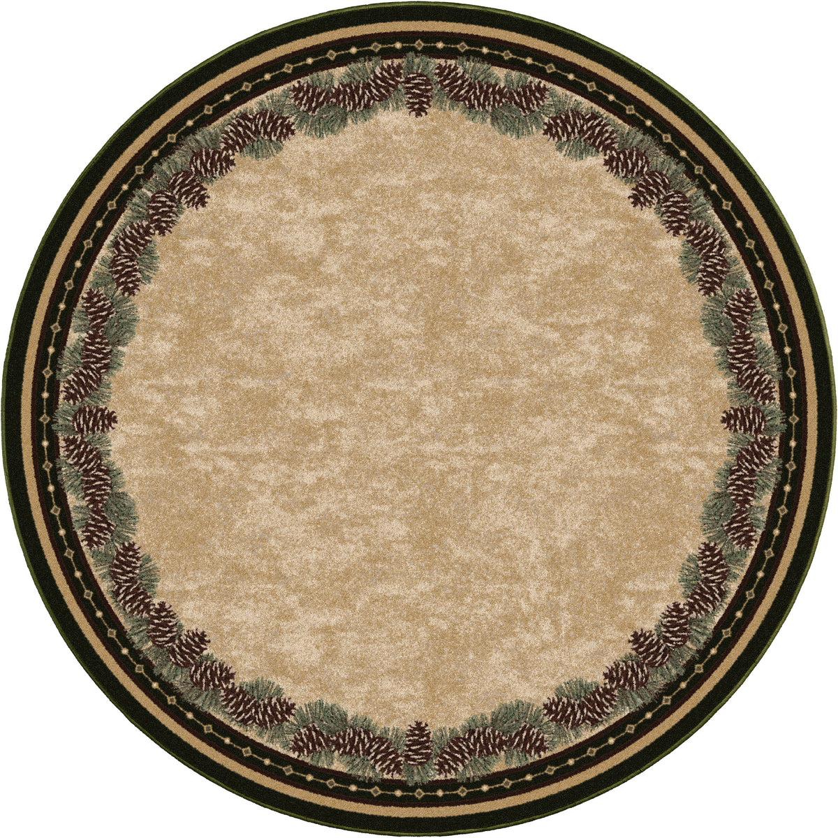 Image of an area rug, Pine Mountain - Green