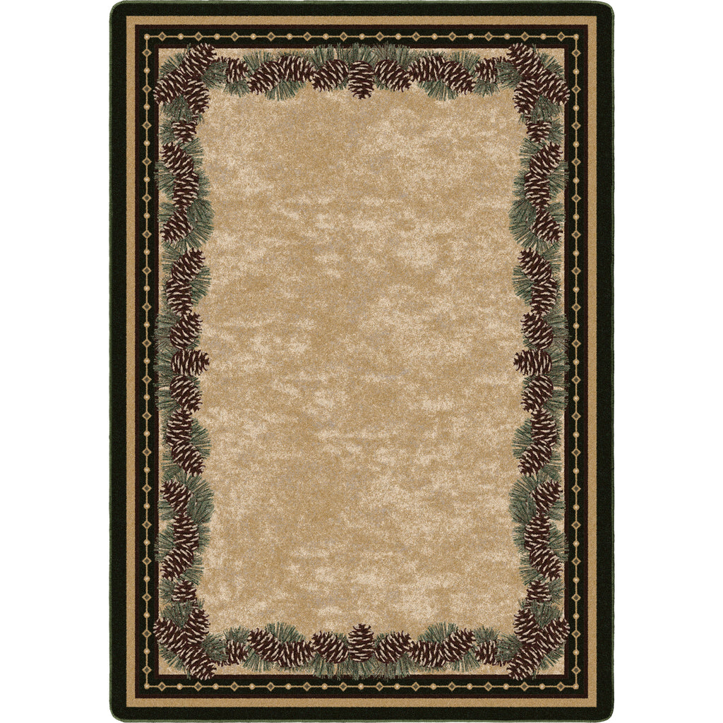 Image of an area rug, Pine Mountain - Green