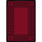 Image of an area rug, Pine Refuge - Red
