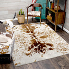 Image of an area rug, Pioneer Longhorn - Spotted Brindle