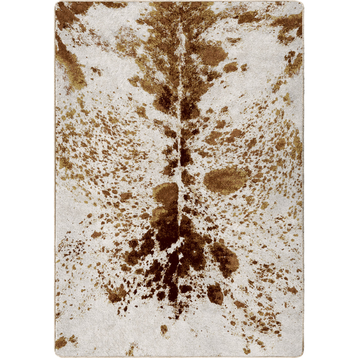 Image of an area rug, Pioneer Longhorn - Spotted Brindle