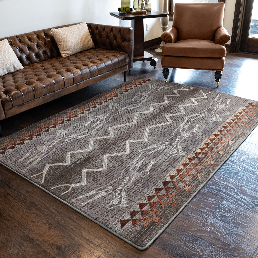 Image of an area rug, Will K Plains Speak - Flash