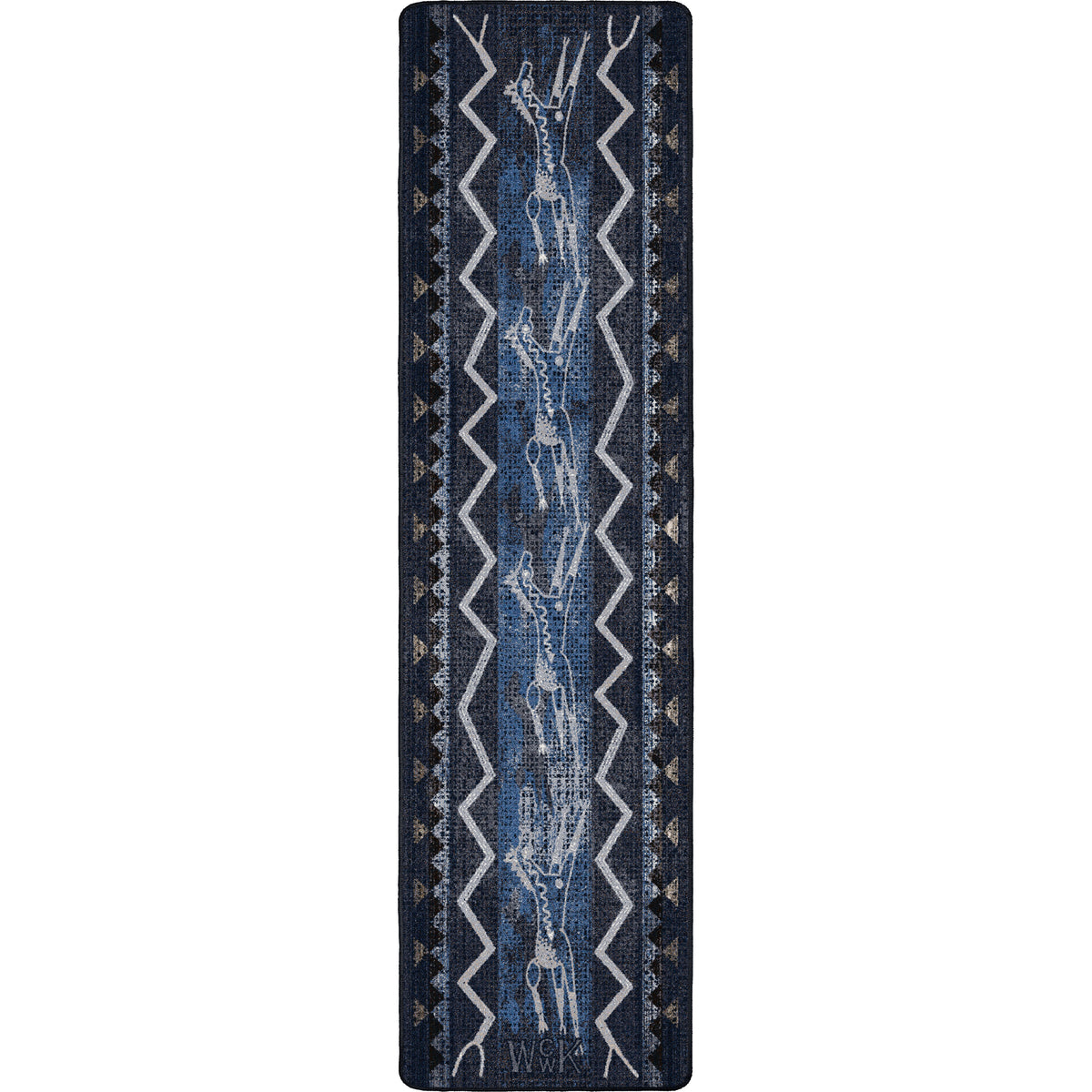 Image of an area rug, Will K Plains Speak - Midnight
