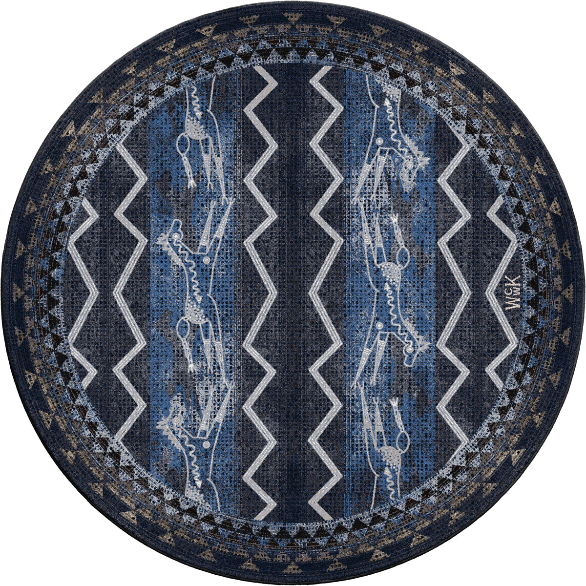 Image of an area rug, Will K Plains Speak - Midnight