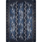 Image of an area rug, Will K Plains Speak - Midnight