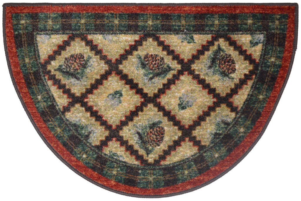 Cozy Cabin Collection Pleasant Pine Multi Area Rug