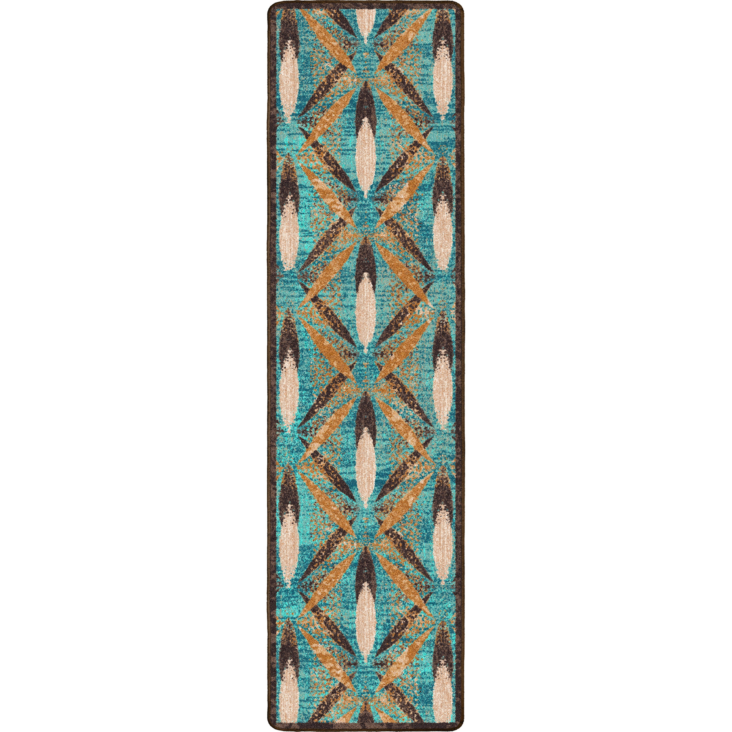 Image of an area rug, Plumage - Tropical Turquoise