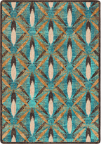 Image of an area rug, Plumage - Tropical Turquoise