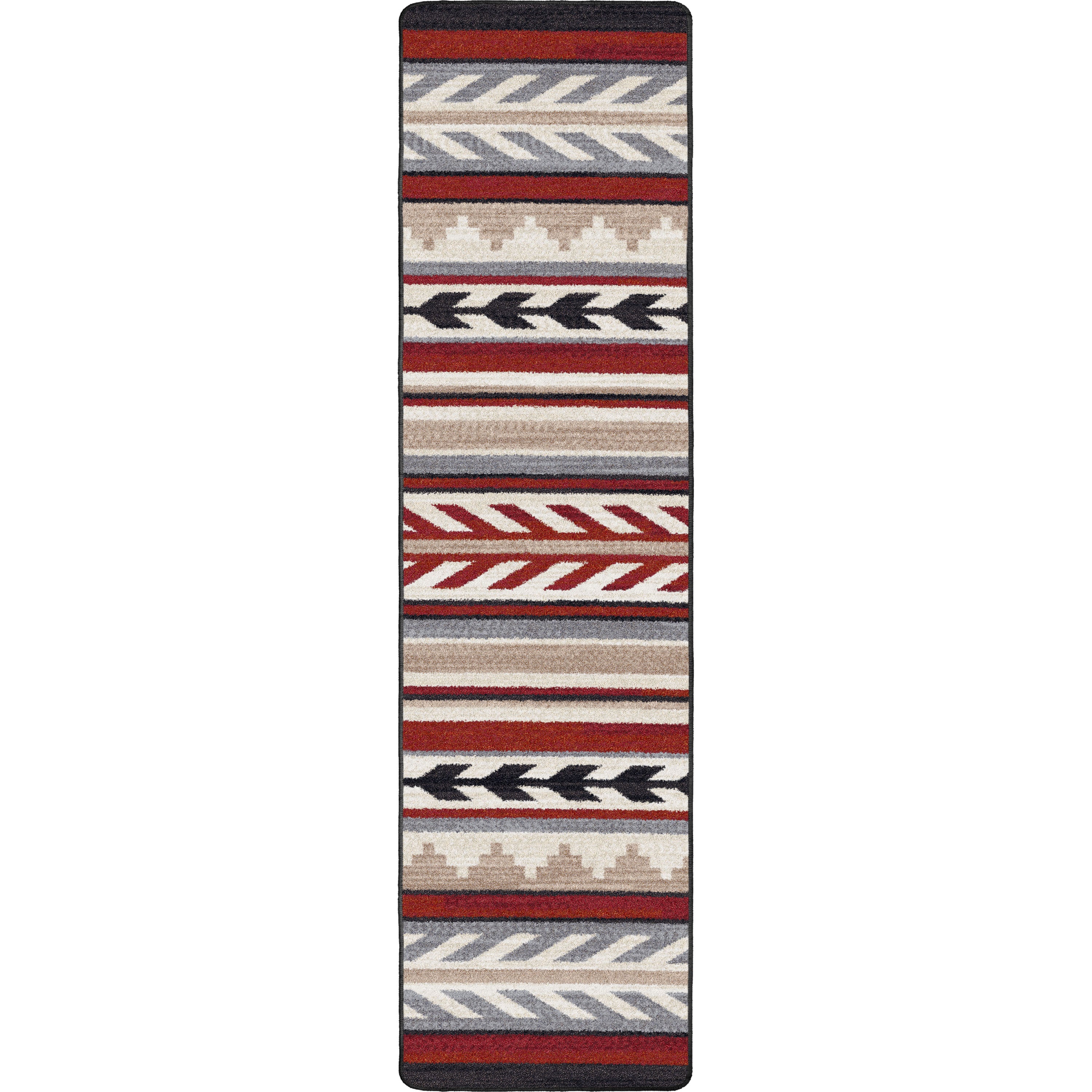 Image of an area rug, Progression - Red